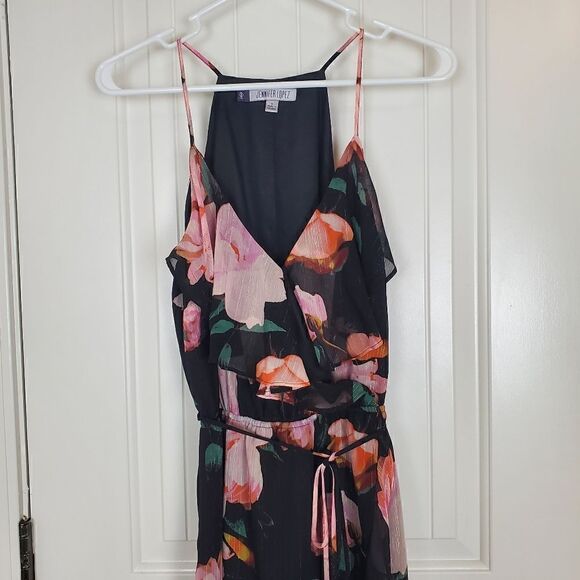 Jennifer Lopez Spring Romance Floral Faux Wrap Dress Size 4 - Picture 2 of 10